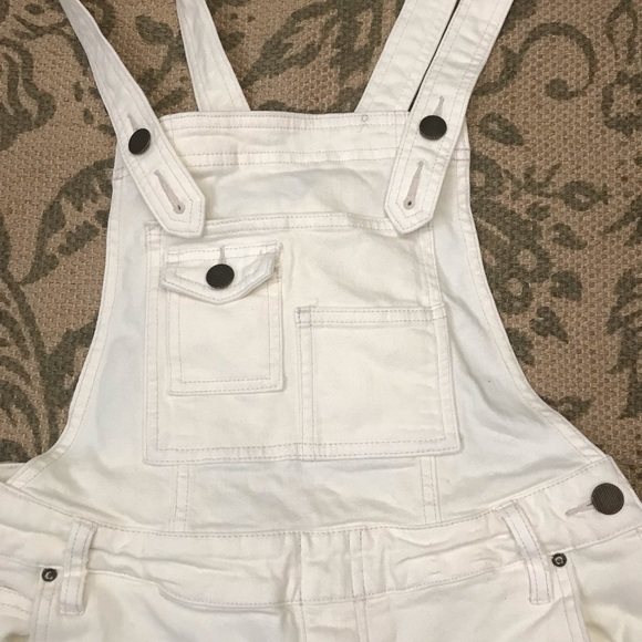 🆕Free People Washed Denim Overall - Picture 7 of 8